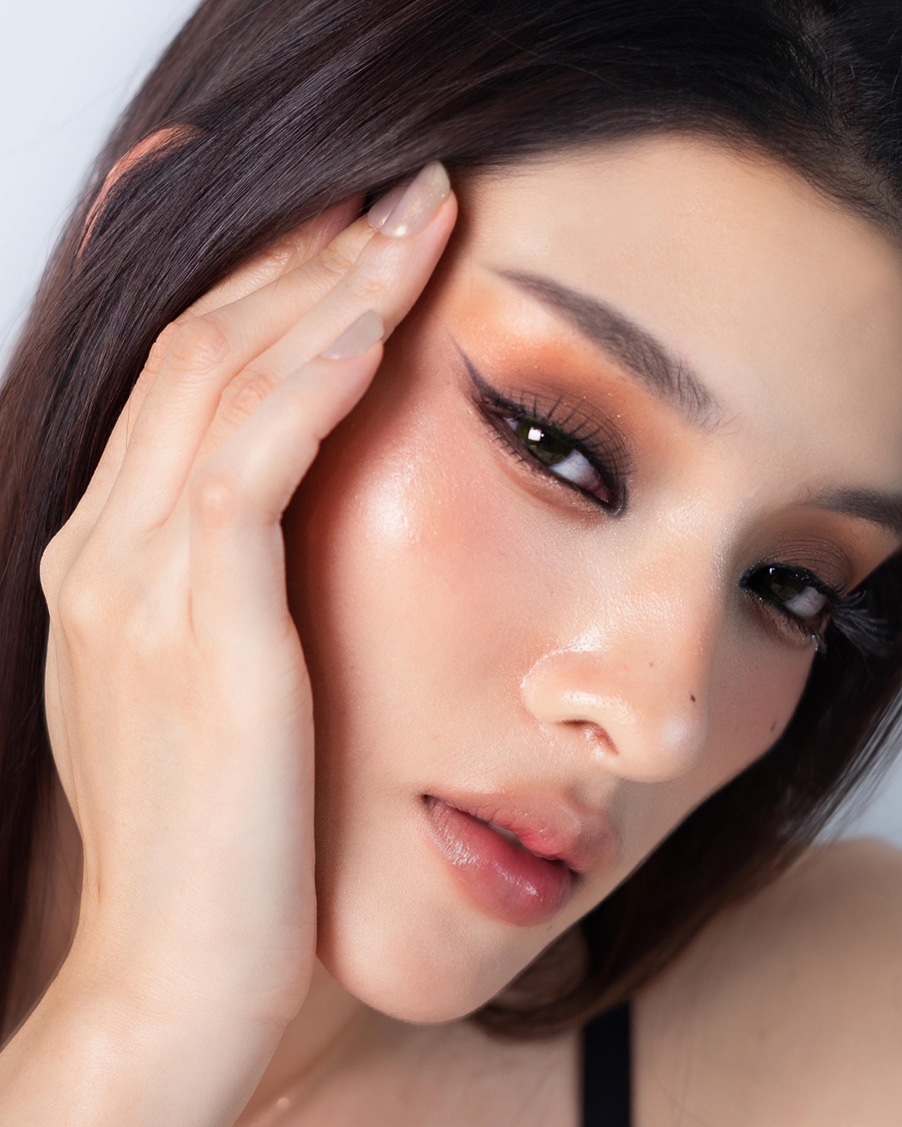 Bold Eye — orange sunset eye close-up