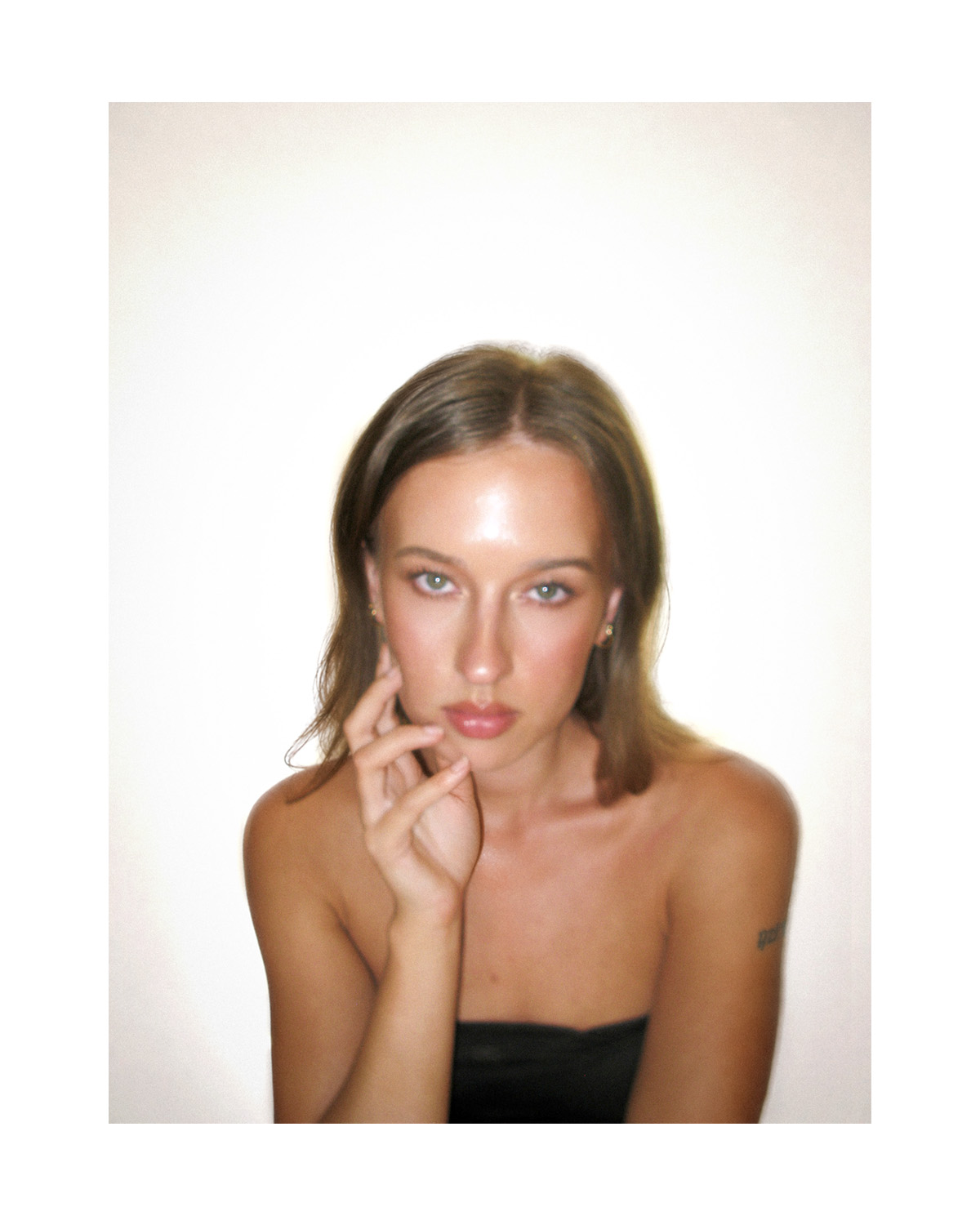 Natural Glam — film overexposed portrait